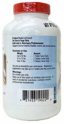 Vet Classics Canine Incontinence - 120 Tablets