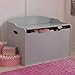 KidKraft Austin Toy Box - Grey Fog, Gift for Ages 3+