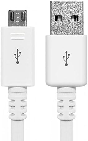Micro USB Cable 3ft by Arris Sales High Speed 2.0 USB A Male to Micro USB Sync & Charging Cable for Android Samsung HTC Nokia Sony Smartphone Tablets White