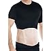 Ergonomic Umbilical Navel Hernia Belt (New Model) / Abdominal Support Brace (Large, Beige)