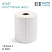 Smith Corona - 4x6 Direct Thermal Labels, 16 Rolls with 250 Labels/Roll, 1'' Core, 4000 Labels Total, Made in The USA, for 1" Core Printers (16 Rolls) - Zebra Compatible primary