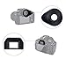 JJC 2 Types Viewfinder Eyecup Eyepiece for Canon Rebel 2000D 4000D SL3 SL2 T8i T7 T7i T6 T6i T5 T5i T4i T3i T2i T1i, 360° Rotatable Oval + Orignal Eyeshape Replaces Canon Ef Eye Cup