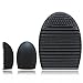 Silicone Gel Makeup Washing Brush Cleaner Egg (Black)