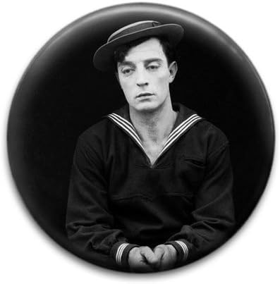 Buster Keaton - Small Retro Badge