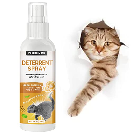 Inscape Data Cat Deterrent Spray, Effective Cat Repellent Furniture