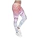 Ndoobiy Digital Printed Women’s Full-Length Yoga Workout Leggings Thin Capris