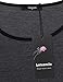 Lotusmile Women's tunic tops long sleeve, Vintage Tee Women's Solid Color Unique Split Cross oblique hem Loose Fit tops and blouses for women Carbon Gray XX-Large
