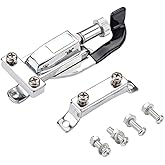 Alnicov Snare Drum Strainer,Snare Drum Regulator Throw Off Butt End Set for Drum Parts Replacement Silver