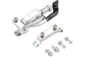 Alnicov Snare Drum Strainer,Snare Drum Regulator Throw Off Butt End Set for Drum Parts Replacement Silver