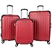 Kenneth Cole Reaction Renegade ABS Expandable 8-Wheel, Red, 20-Inch Carry On