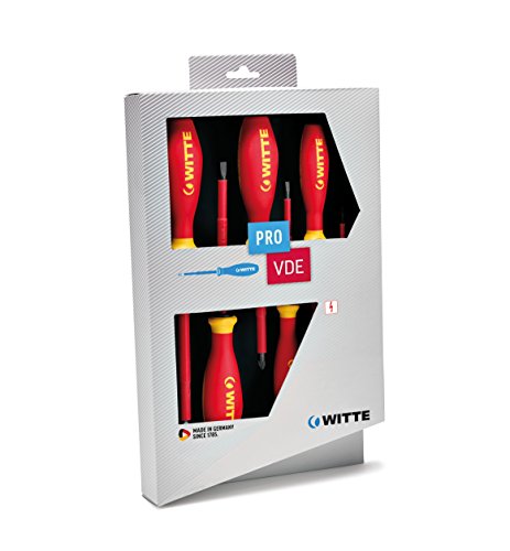 Witte Schraubendreher Satz PRO VDE (6-tlg. Schraubenzieher Set; Schlitz 4,0 – 1,2 mm; Kreuz PH1, PH2) 670022 – Bild 3