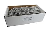 Pinnacle Mercantile 250 Pack Garden Stakes Landscape Staples Weed Barrier Fabric Galvanized 6 inch Pins Anti Rust Sod Staple 11 Gauge Steel USA Made
