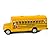 12 pcs in Box: 5" Die Cast Classic Long Nose School Bus, Pull Back Action (Yellow)