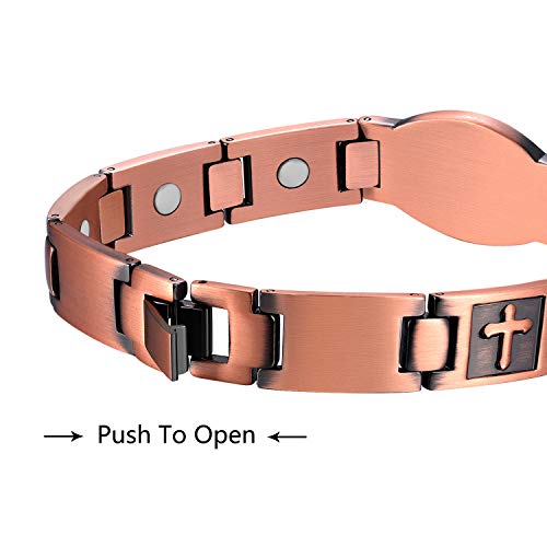 Jecanori Lymph Drainage Copper Bracelet for Men100 Copper