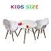 Buschman Store table and chairs set, 2 armchairs, White