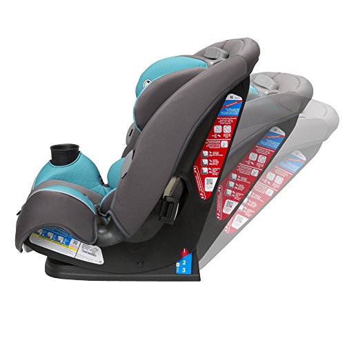 Safety 1st Continuum 3in1 Convertible Car Seat, Grey/Sea Glass Teal