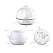 PULNDA X300 300ml Essential Oil Diffuser, Aroma Humidifier Ultrasonic Cool Mist with 4 Timer Setting, Transparent 7 LED Color lights, Adjustable Mist Mode and Waterless Auto Shut-off