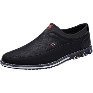 Large Sized Mens Flat Business Oxford Leather Shoes Comfort All Year