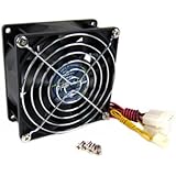 Vantec TD9238H Tornado 92x92x38mm Double Ball Bearing High Performance Case Fan (Black)