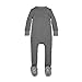 Burt's Bees Baby Baby Boys Sleeper Pajamas, Zip-Front Non-Slip Footie PJs, Organic Cotton