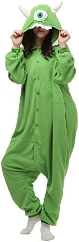 VenusDress Monsters,Inc.Mike Pajamas Halloween Cosplay Costume Onesie Sleepwear
