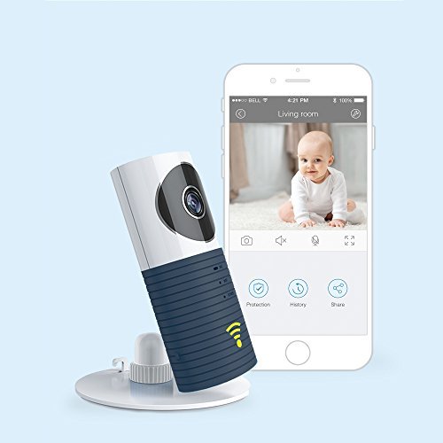 JTD Smart Wireless IP WiFi DVR Security Surveillance Camera with Motion Detector Two-way Audio & Night Vision Best Security Camera Baby Monitor for your Baby,Home, Pet or Business (Space Grey)