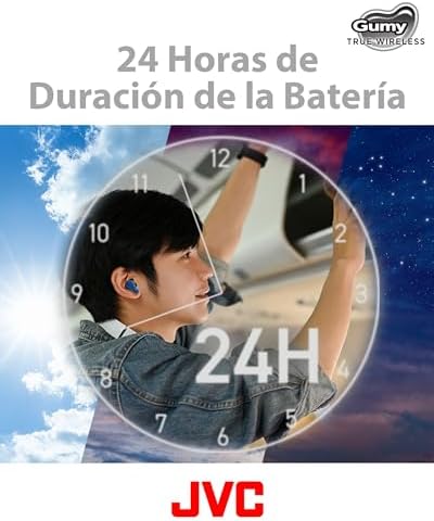 Auriculares Inalámbricos Bluetooth Deportivos | Control Táctil | 3 Modos de Sonido | 24h de Batería | Bluetooth 5.3 | Almohadillas 4 Tallas XL a S | Resistente a Salpicaduras | Negro - HA-Z77T