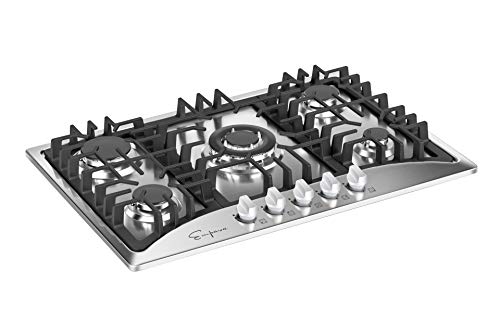 Empava-30-5-Italy-Sabaf-Burners-Gas-Stove-Cooktop-Stainless-Steel-EMPV-30GC5B70C-30-Inch