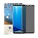 Galaxy S8 Plus Privacy Screen Protector, Compatible for Samsung S8+ Tempered Glass Privacy Film - Black