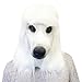 Off the Wall Toys Standard Poodle Mask Dog Halloween Costume Face Mask Kennel Club (White)