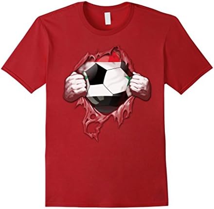 Mens Love Syria Shirts 2XL Cranberry