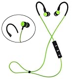 Bluetooth Headphones, Maxbo Bluetooth V4.1 Wireless Stereo Earbuds/ Headset with Mic for iOS, Samsung Galaxy Android Smartphones (Green)