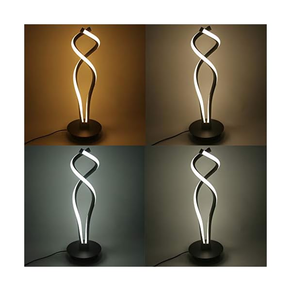 skyeyarc spiral led table lamp