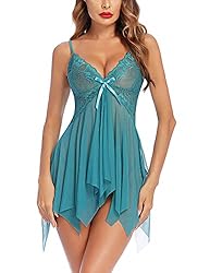 Avidlove babydoll Lingerie for Women Lace Bridal