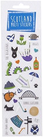 Scottish Icons and Landmarks Multi Scrapbook Sticker Set