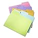 Smead SuperTab File Folder, Oversized 1/3-Cut Tab, Letter Size, Assorted Pastel Colors, 100 per Box (11961), Pack of 1