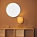 COTULIN Small Table Lamp,Gold Bedside Lamps for Bedroom Nightstand,Modern Hollowed Out Base Table Lamp with White Fabric Shade for Living Room,Small Desk Lamp