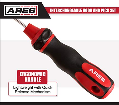 thumbnail image 2 of ARES 6-Piece Hook And Pick Set With Storage Pouch - Chrome Vanadium Steel 2 of 14