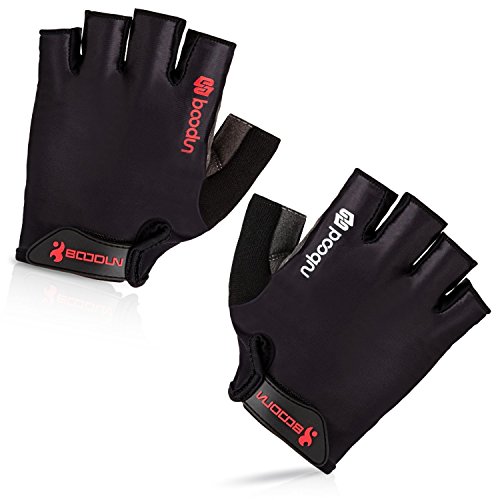 BOODUN Cycling Gloves with Shock-absorbing Foam Pad Breathable Half Finger  Bicycle Riding Gloves Bike Gloves B-001