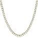 14k Gold Finish Lab Diamond Solitaire Tennis Link Iced Out Necklace 20