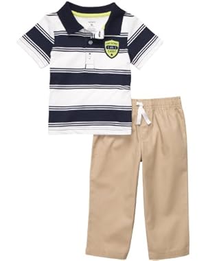 Baby Boys' Infant Woven Knit Pant Set