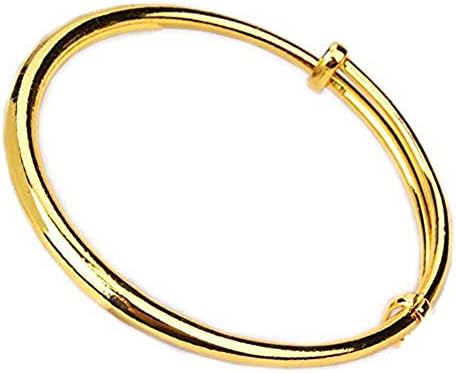 loyoe jewelry Womens/Mom/Baby Children Expandable Blank Bangle Adjustable Charm Bracelet