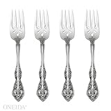 Oneida Michelangelo Salad Forks, Set of 4
