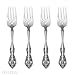 Oneida Michelangelo Salad Forks, Set of 4