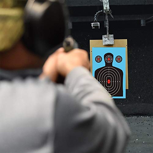 Water-chestnut 10pack Shooting Targets 1218 inch Silhouette Poor Splatter Reactive Paper