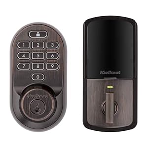 Kwikset Halo Wi-Fi Smart Lock, Keyless Entry Door Deadbolt, Geofence Auto-Unlock, Grade AAA Certified, No Hub Easy Install, Venetian Bronze Lifetime Finish Warranty, Backlit Keypad