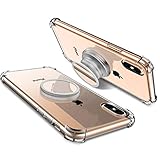 Miracase iPhone Xs Max case with Stand,2019 Stress Relief Anxiety Toys/Mirror/Magnetic Protective Soft TPU Kickstand Case Cover Compatible with iPhone Xs max 6.5''- Clear