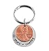 20 year anniversary gift, 2001 2000 penny key chain, 20 years and counting
