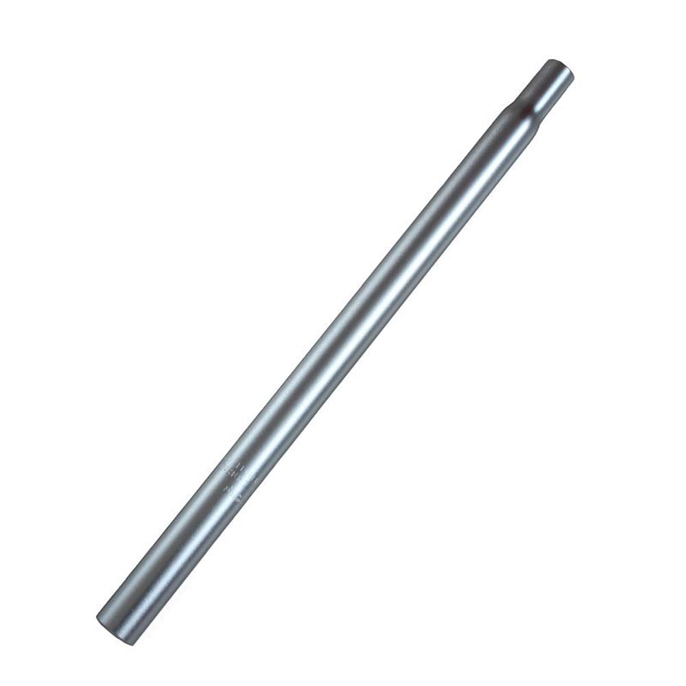 SENQI Bicycle mountain bike seat post aluminum alloy seat tube φ25.4/27.2/28.6/30.4/30.8/31.8/33.9 mm×350/450/500/530mm(28.6×350mm Silver)