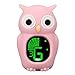 Luvay Clip-On Pink Tuner with Guitar, Bass, Ukulele, Violin, Chromatic Tuning Modes - Cartoon Owl